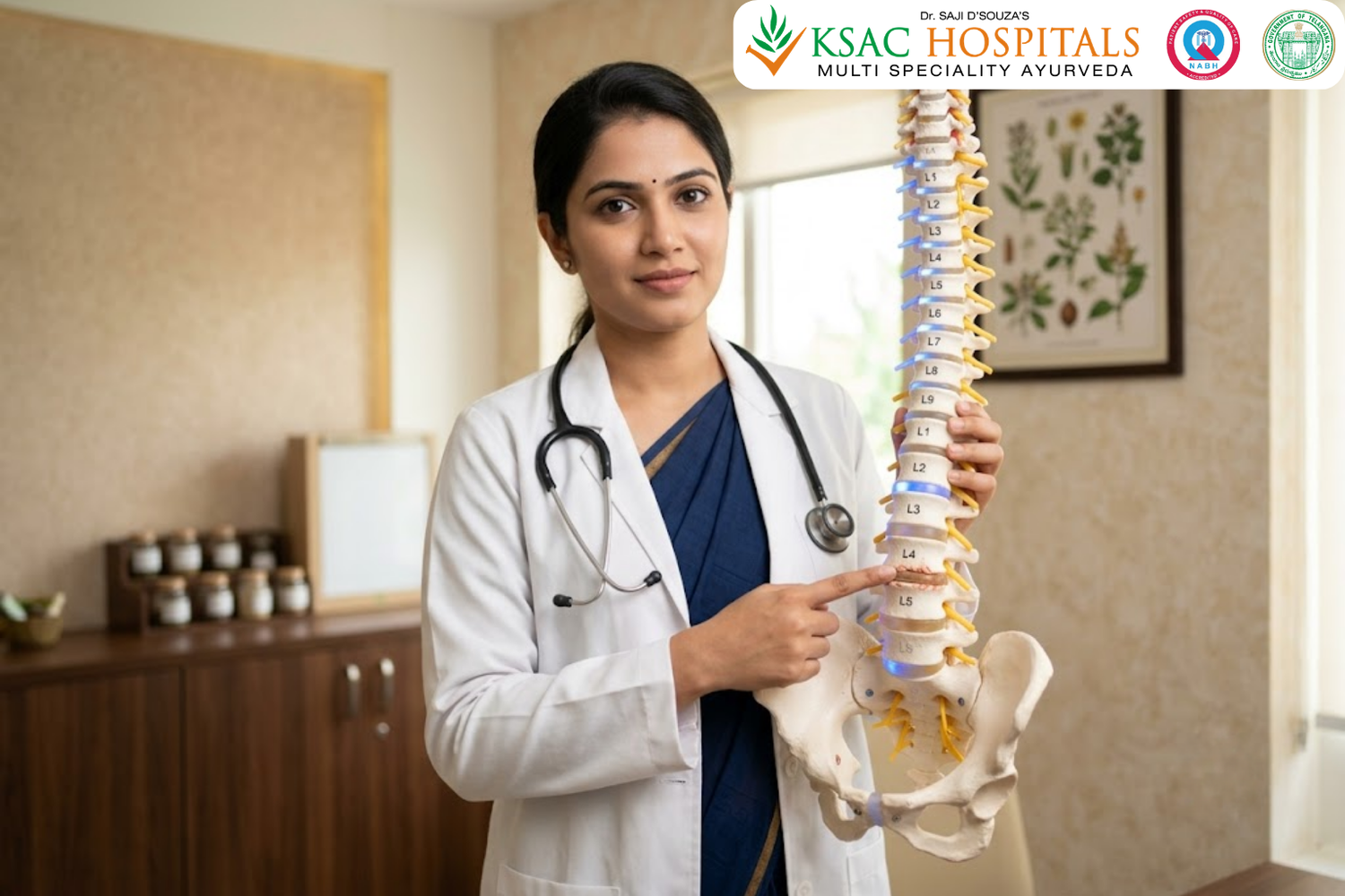 Ayurvedic Treatment for Lumbar Spondylosis: Vertebral Correction for Lower Back Degeneration [[IMAGE_1]]