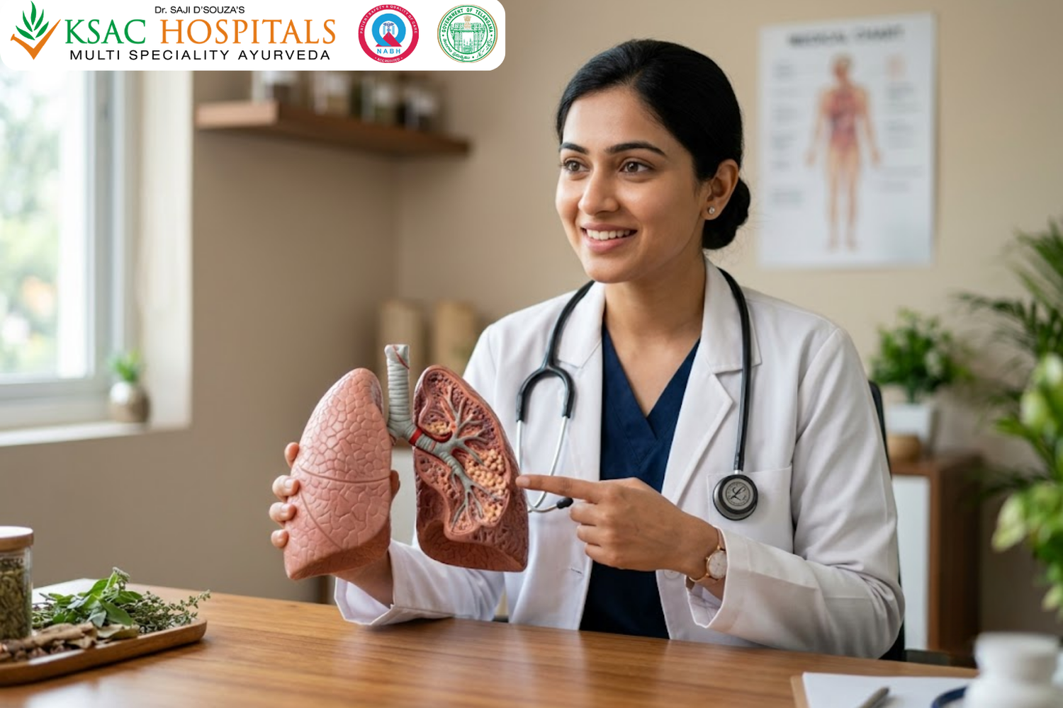 Pneumonia Ayurvedic Treatment: Adjuvant Respiratory Care for Lung Function Support